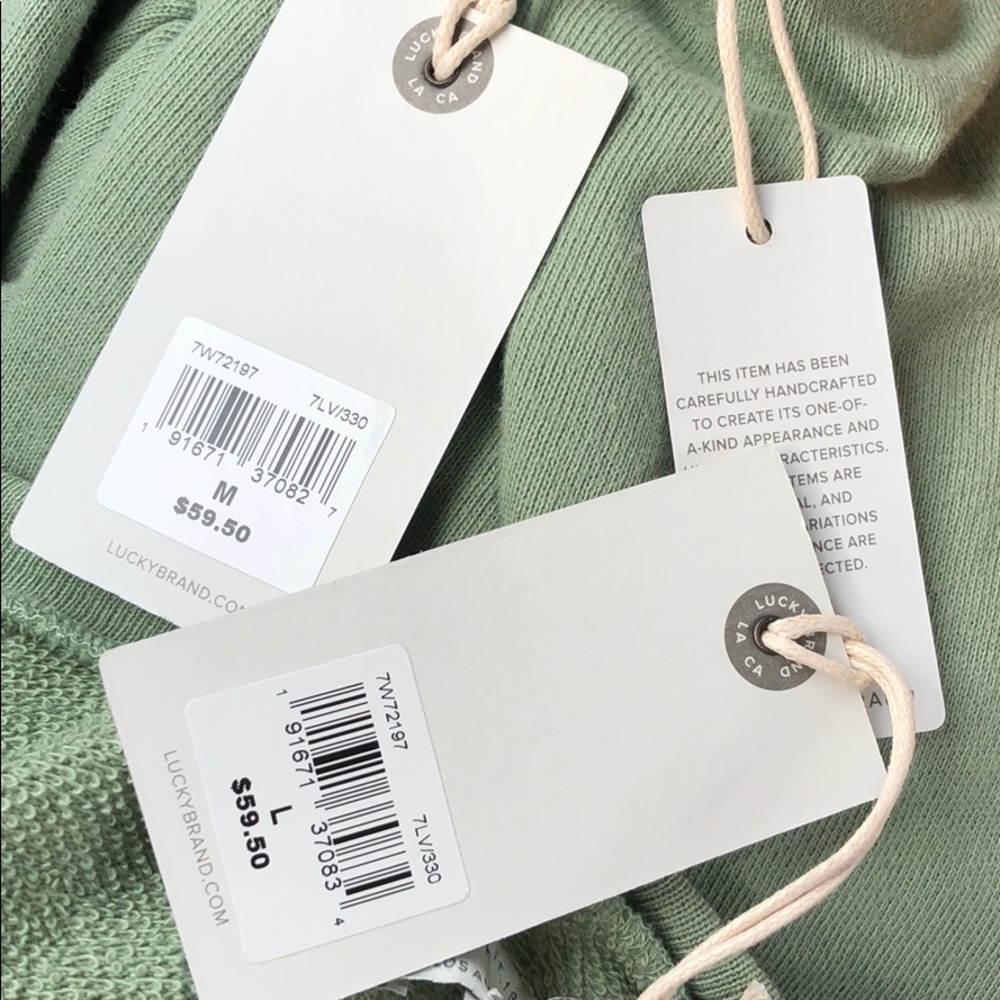 Lucky Brand Ruffle Sleeve Pullover Sweatshirt - Picture 4 of 4